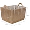 Simplify Vertical Weave Small Storage Basket with Round Handles 30125 - alternate 3